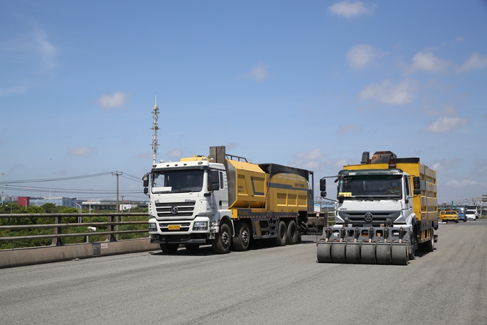 2020年精細(xì)抗滑保護(hù)層技術(shù)應(yīng)用在上海東海大橋